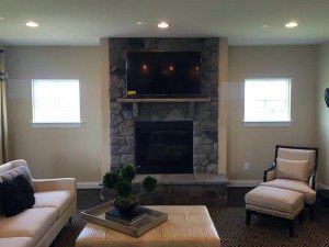 Flat Screen Fireplace Mount- Frederick MD Home Automation